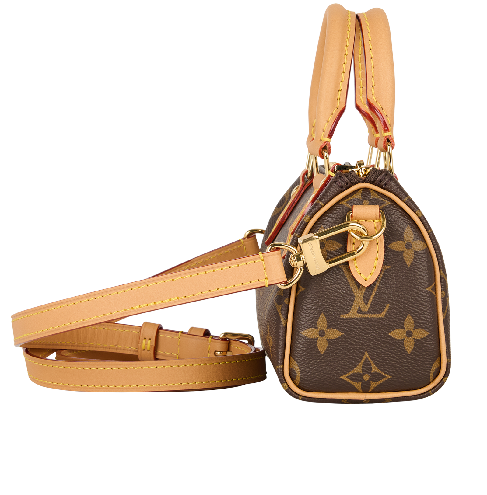 Nano Speedy, &pound;1,300, Handbags, Brown, Canvas, Side view